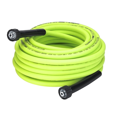 Flexzilla Pressure Washer Hose, 5/16in x 50ft, 3100 PSI, M22 Fittings, ZillaGreen HFZPW3550M-E